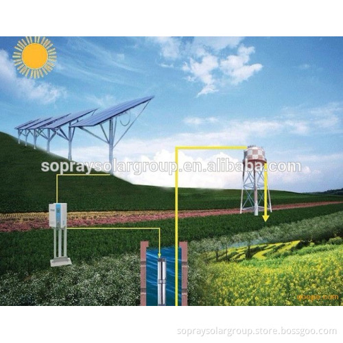 irrigation DC solar pump system